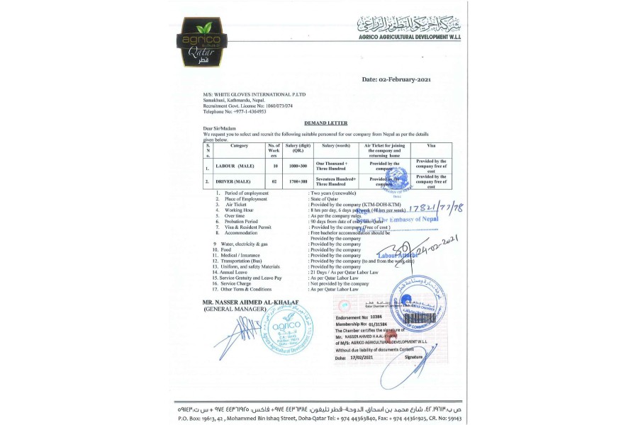 Agrico Agricultural Development WLL