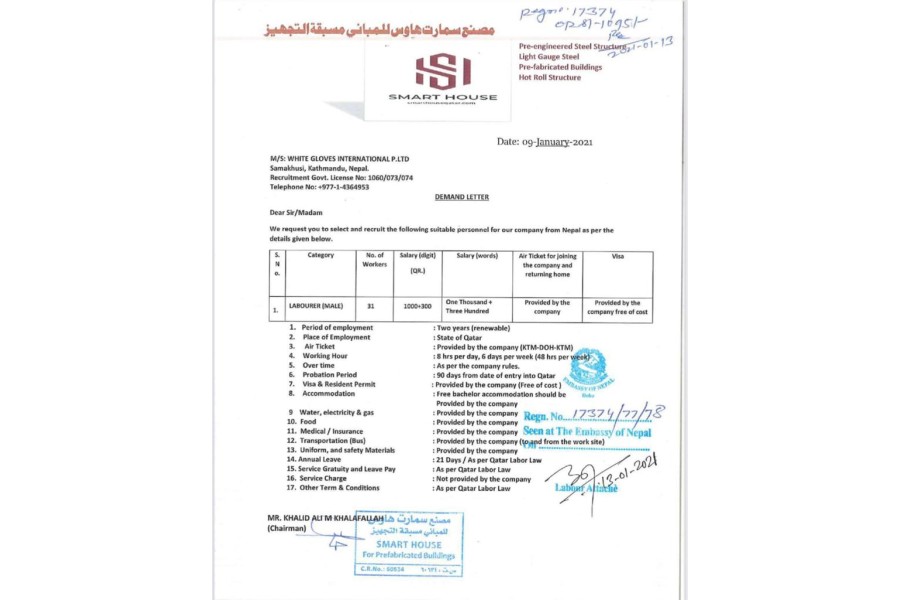 Smart House for Pre-Fabricated Buildings WLL